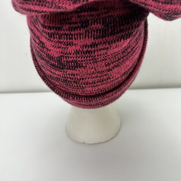 Victorias Secret PINK Beanie Hat Winter Cap Black Dog Knit - Picture 5 of 10